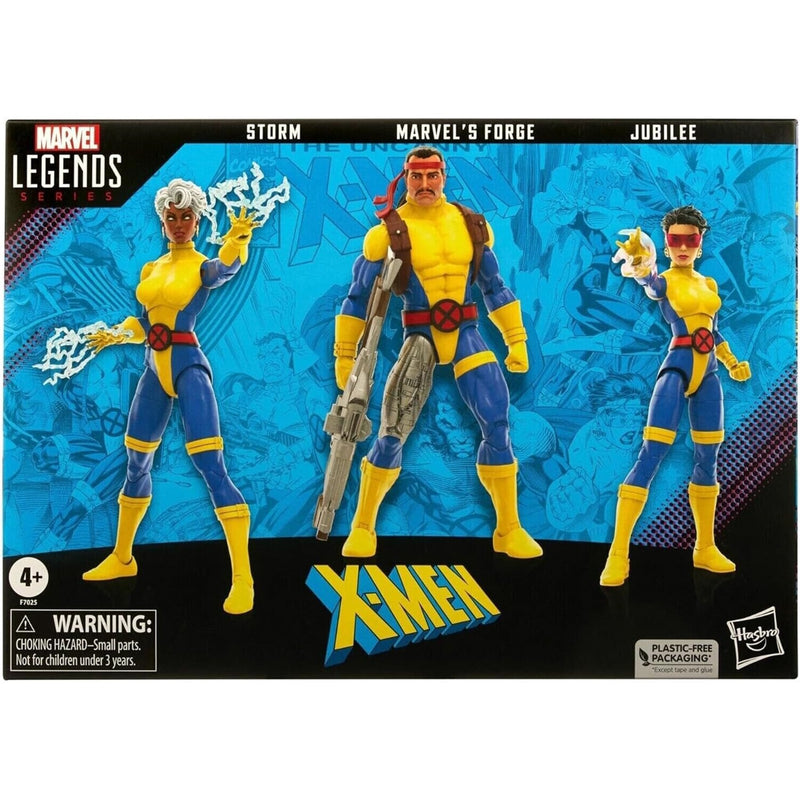 Marvel Legends Series: X-Men 60th Anniversary Collection - Storm / Forge / Jubliee Toys & Games Hasbro   