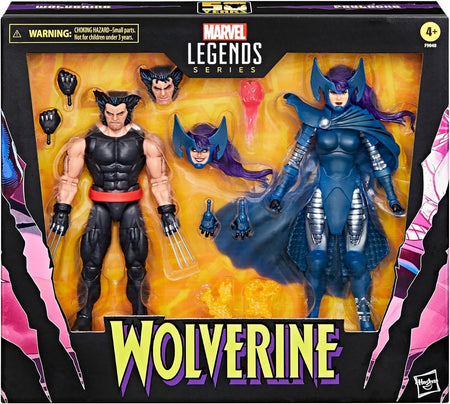 Marvel Legends Series: Wolverine and Psylocke - 2-Pack Toys & Games Hasbro