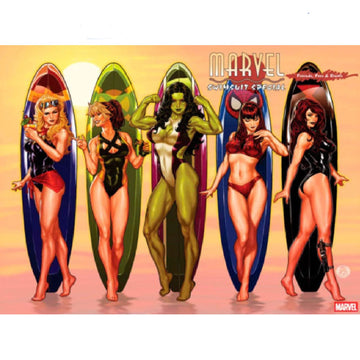 Marvel Swimsuit Special Friends Foes And Rivals: #1 [Mark Brooks CVR G] 2025 Comics Marvel Comics