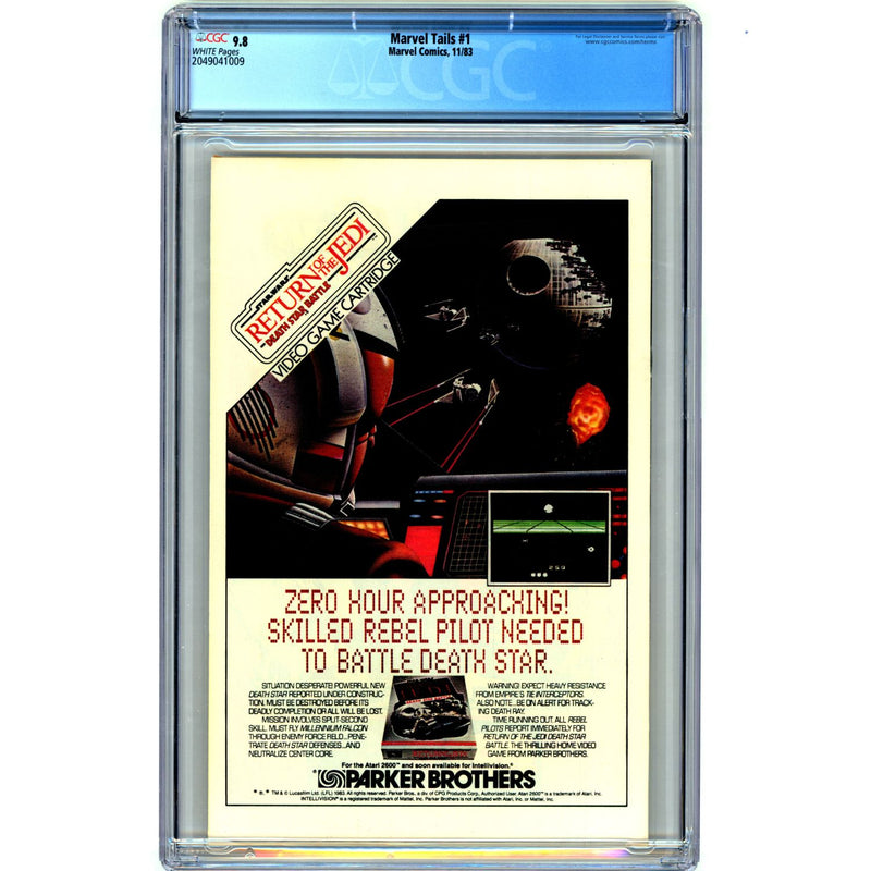 Marvel Tails: #1 [Steve Mellor CVR CGC 9.8] 1983 Comics Marvel Comics