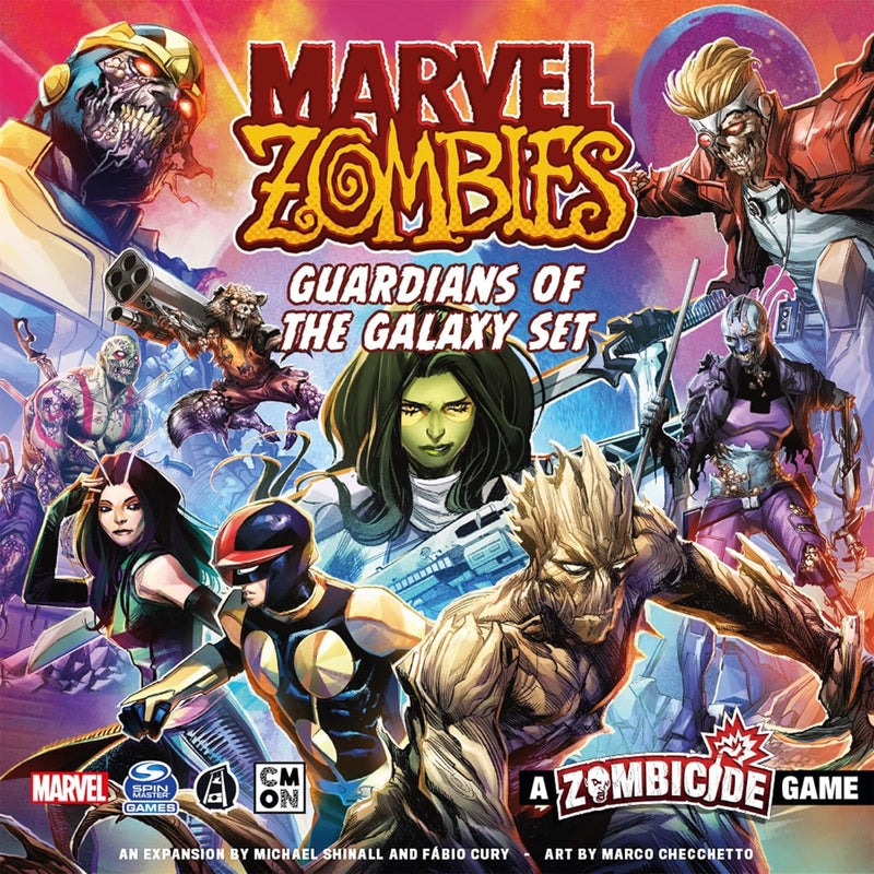 Marvel Zombies - Guardians of the Galaxy Set [Board Games, 1-6 Players] Board Game Guillotine Games   