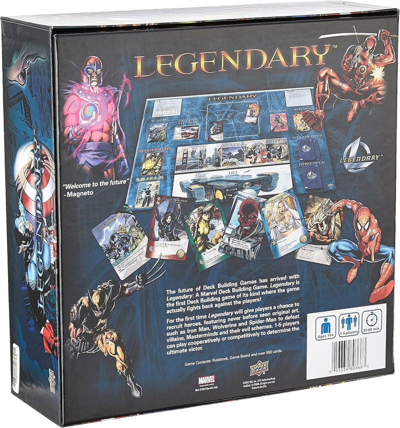 Marvel Legendary Deck Building Core [Board Game, 1-5 Players] Board Game Upper Deck