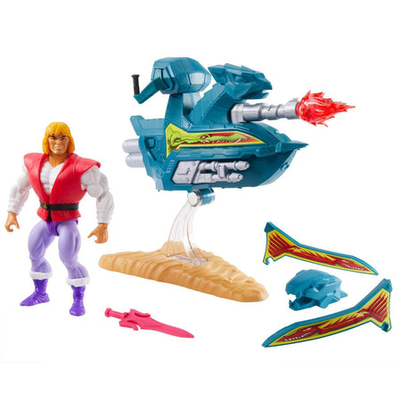 Masters of the Universe Origins Prince Adam Battle Skysled Vehicle Toys & Games Mattel   