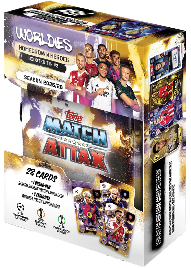 Topps: Match Attax 25/26 - Random Booster Tin Sports Cards Topps