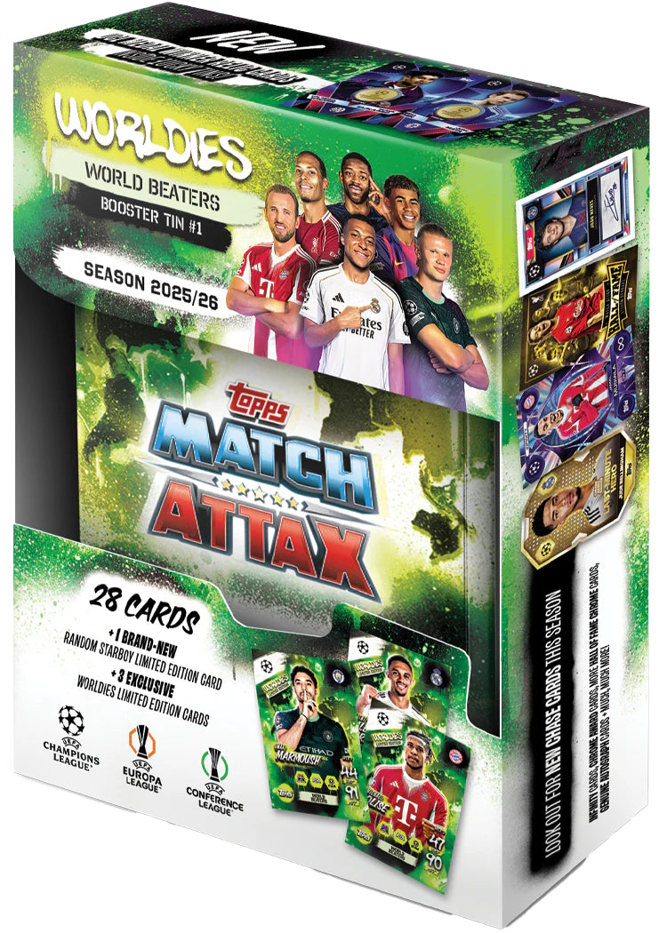 Topps: Match Attax 25/26 - Random Booster Tin Sports Cards Topps