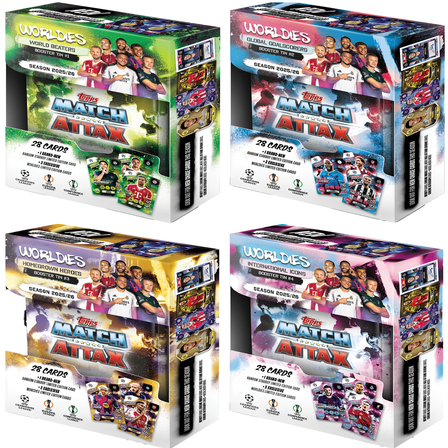match attax booster box 24 25 Amazon.com: Topps Match Attax 24/25 - Random Booster Tin