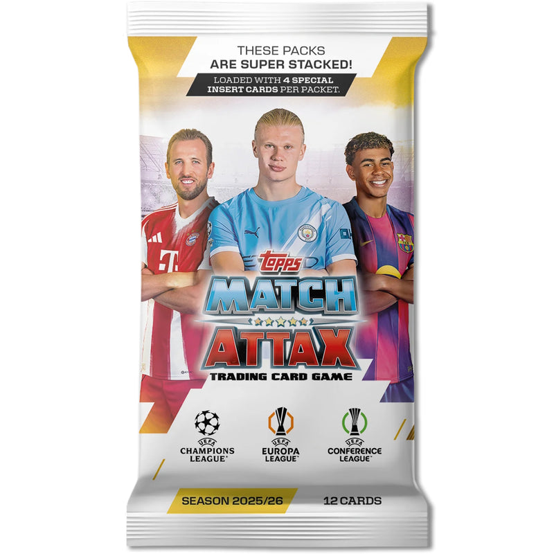 Topps: Match Attax 25/26 - Single Pack Blister Sports Cards Topps