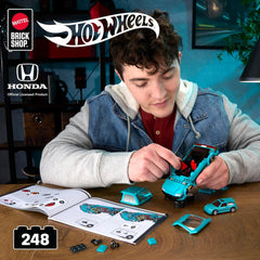 Mattel: Hot Wheels Speed Series Building Set - Custom '90 Honda Civic EF Toys & Games Mattel