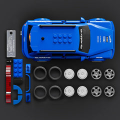 Mattel: Hot Wheels Speed Series Building Set - 94 Audi Avant RS2 Toys & Games Mattel