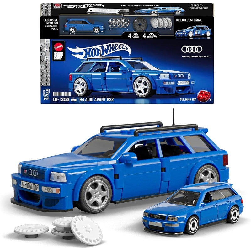 Mattel: Hot Wheels Speed Series Building Set - 94 Audi Avant RS2 Toys & Games Mattel