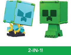 Minecraft: Flippin Figs Creeper with 2-in-1 Fidget Play - 3.75" Toys & Games Mattel