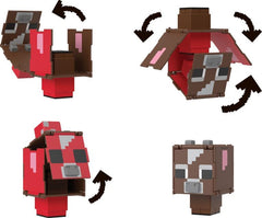 Minecraft: Flippin Figs Mooshroom Cow with 2-in-1 Fidget Play - 3.75" Toys & Games Mattel