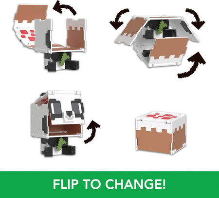 Minecraft: Flippin Figs Panda with 2-in-1 Fidget Play - 3.75" Toys & Games Mattel