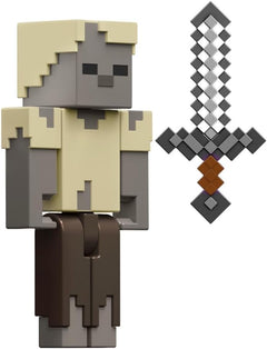 Minecraft: Vanilla Husk - 3.25" Action Figure Toys & Games Mattel