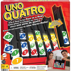Mattel UNO Quatro [Board Game, 2-4 Players] Board Game Mattel