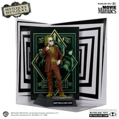 McFarlane Movie Maniacs: Beetlejuice Beetlejuice - Beetlejuice Figure Glow in the Dark Platinum Edition Toys & Games McFarlane Toys