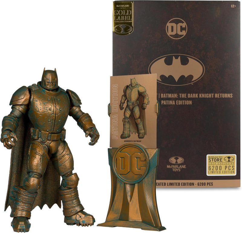 McFarlane Toys: DC Multiverse - Batman: The Dark Knight Returns: Armored Batman Patina - Gold Label Collections 7" Figure Toys & Games Imports Dragon