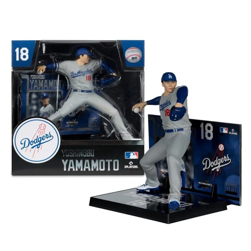McFarlane Toys: MLB Players 2026 - Yoshinoru Yamamoto #18 - LA Dodgers 7" Figure Toys & Games McFarlane Toys