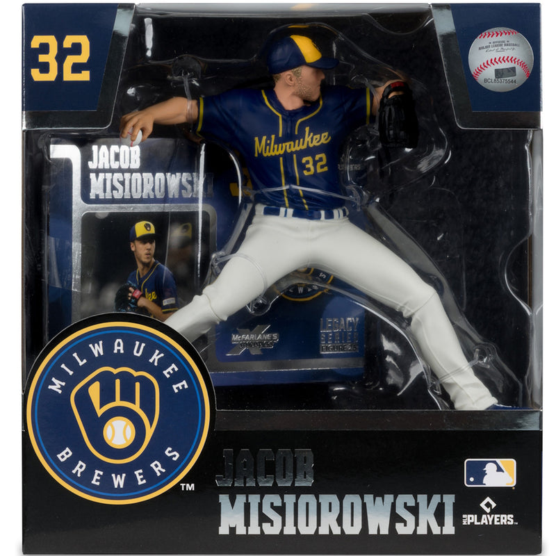 McFarlane Toys: MLB Players Jacob Misiorowski - Milwaukee Brewers #32 7" Figure Toys & Games McFarlane Toys