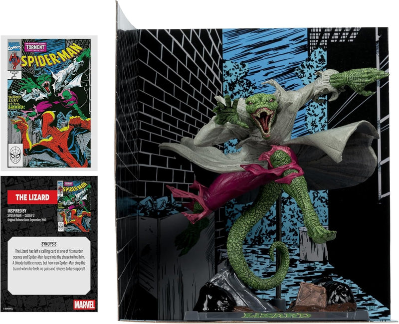 McFarlane Toys: Marvel Collection - The Lizard 1:10 Scale - Spider-Man Issue #2 Toys & Games McFarlane Toys