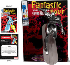 Marvel Silver Surfer: 1:6th Scale Collectible - w/ Comic Book Fantastic Four #72 Toys & Games McFarlane Toys
