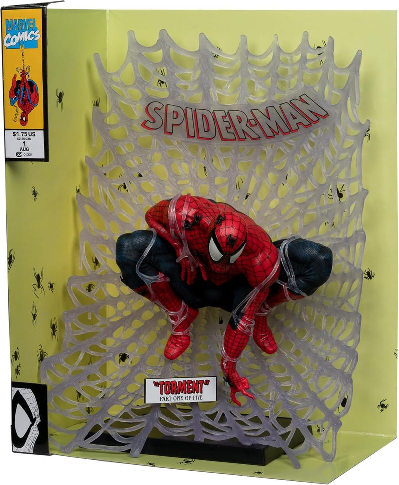 Marvel Spider-Man: 1:6th Scale Collectible - w/ Comic Book Spider-Man #1 Toys & Games McFarlane Toys