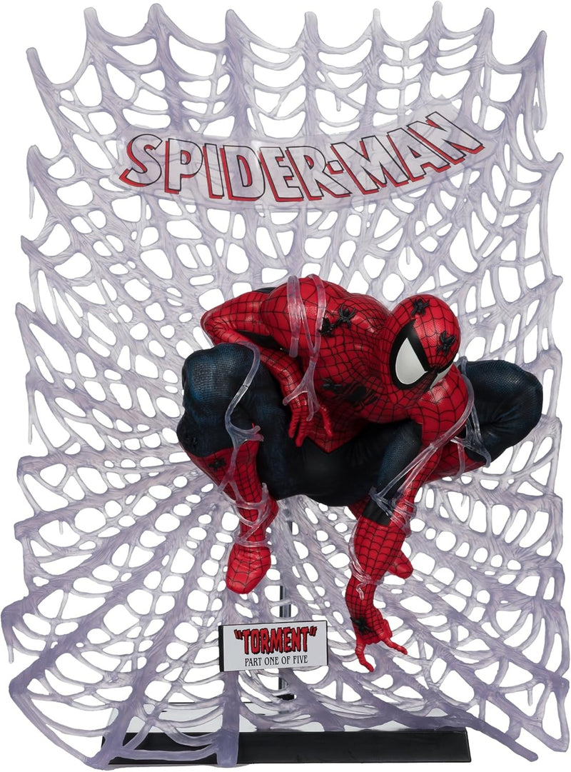 Marvel Spider-Man: 1:6th Scale Collectible - w/ Comic Book Spider-Man #1 Toys & Games McFarlane Toys
