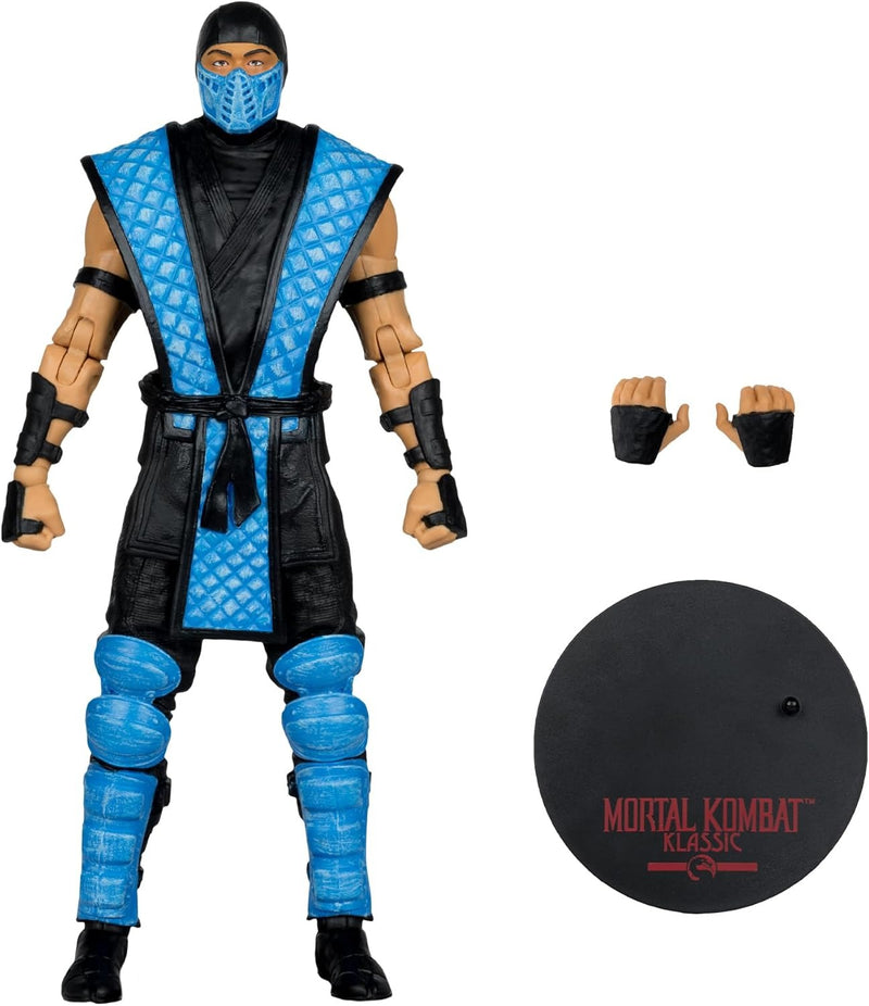 Mortal Kombat Klassic: Sub-Zero - 7" Figure Toys & Games McFarlane Toys