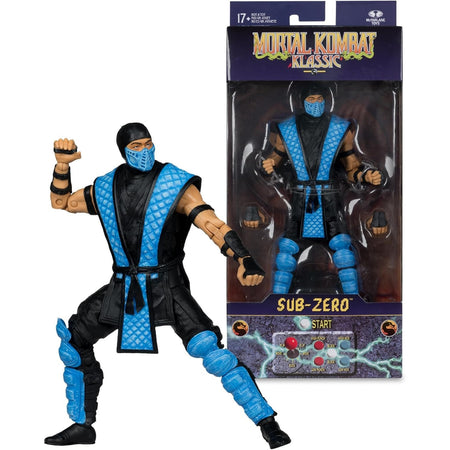 Mortal Kombat Klassic: Sub-Zero - 7" Figure Toys & Games McFarlane Toys