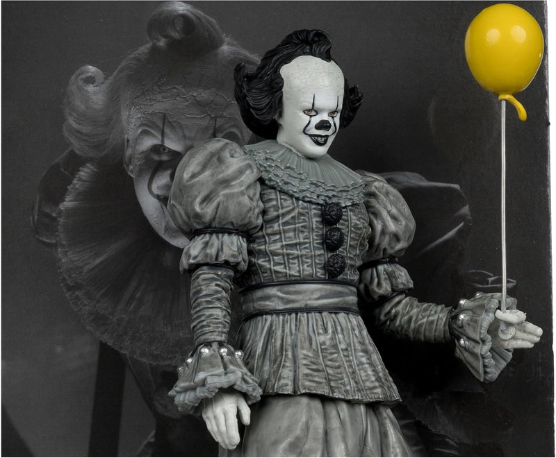 McFarlane Toys: Movie Maniacs Welcome to Derry IT - Pennywise Figure - Black and White Toys & Games McFarlane Toys