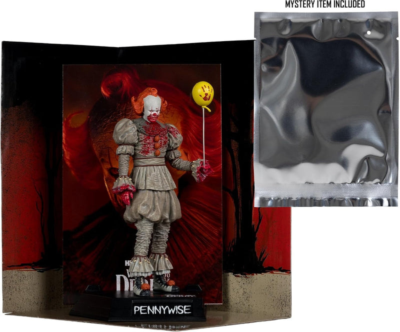 McFarlane Toys: Movie Maniacs Welcome to Derry IT - Pennywise Figure - Bloody Toys & Games McFarlane Toys