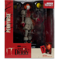 McFarlane Toys: Movie Maniacs Welcome to Derry IT - Pennywise Figure - Bloody Toys & Games McFarlane Toys