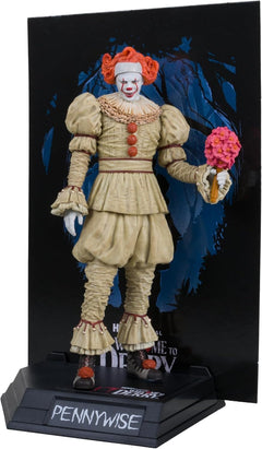 Movie Maniacs Welcome to Derry: IT Pennywise Figure Flashback - Gold Label Collection Toys & Games McFarlane Toys
