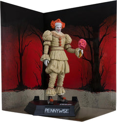 Movie Maniacs Welcome to Derry: IT Pennywise Figure Flashback - Gold Label Collection Toys & Games McFarlane Toys