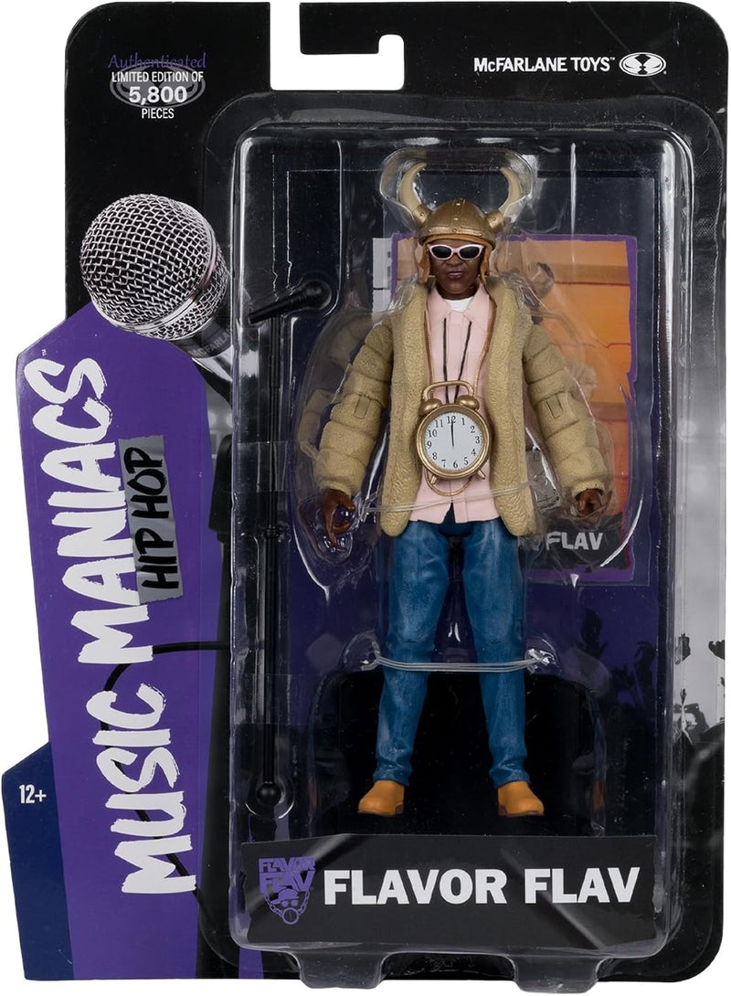 McFarlane Toys: Music Maniacs Hip Hop - Flavor Flav 6" Figure Toys & Games McFarlane Toys