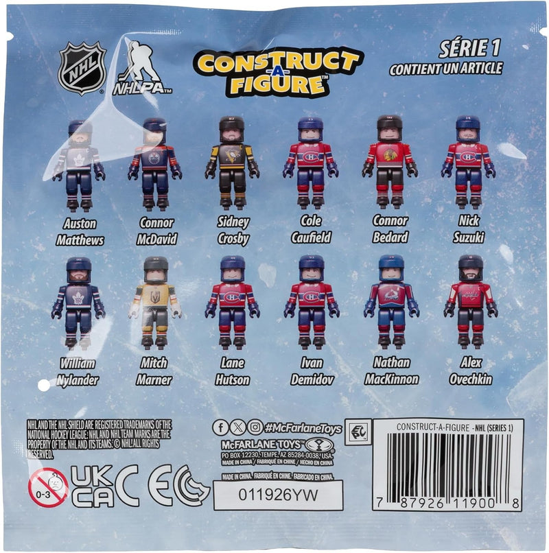 McFarlane Toys: NHL Construct-a-Figure - Random 2" Figure Toys & Games McFarlane Toys