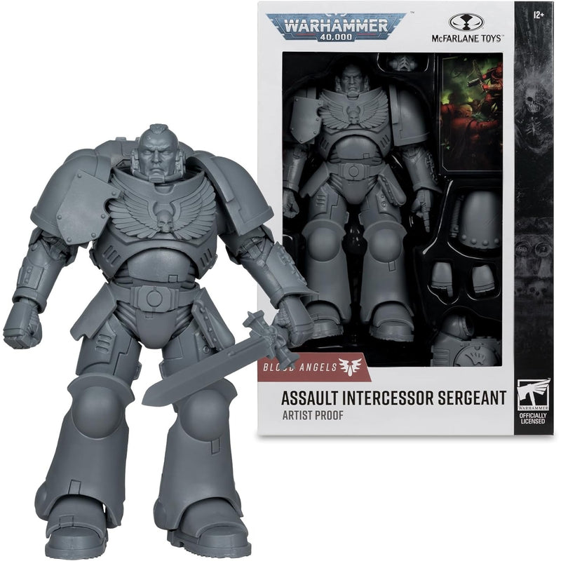 McFarlane Toys: Warhammer 40K - Blood Angels Assault Intercessor Sergeant - Artist Proof Toys & Games Imports Dragon