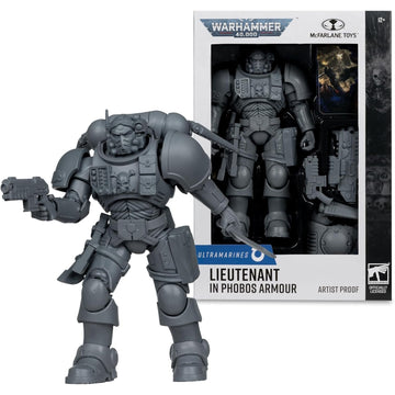 McFarlane Toys: Warhammer 40K - Ultramarines Lieutenant In Phobos Armour - Artist Proof Toys & Games McFarlane Toys