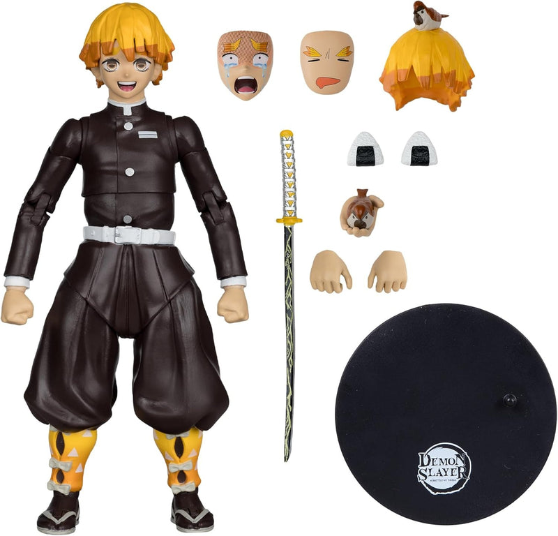 McFarlane Toys: Zenitsu Agatsuma With Chuntaro Toys & Games McFarlane Toys