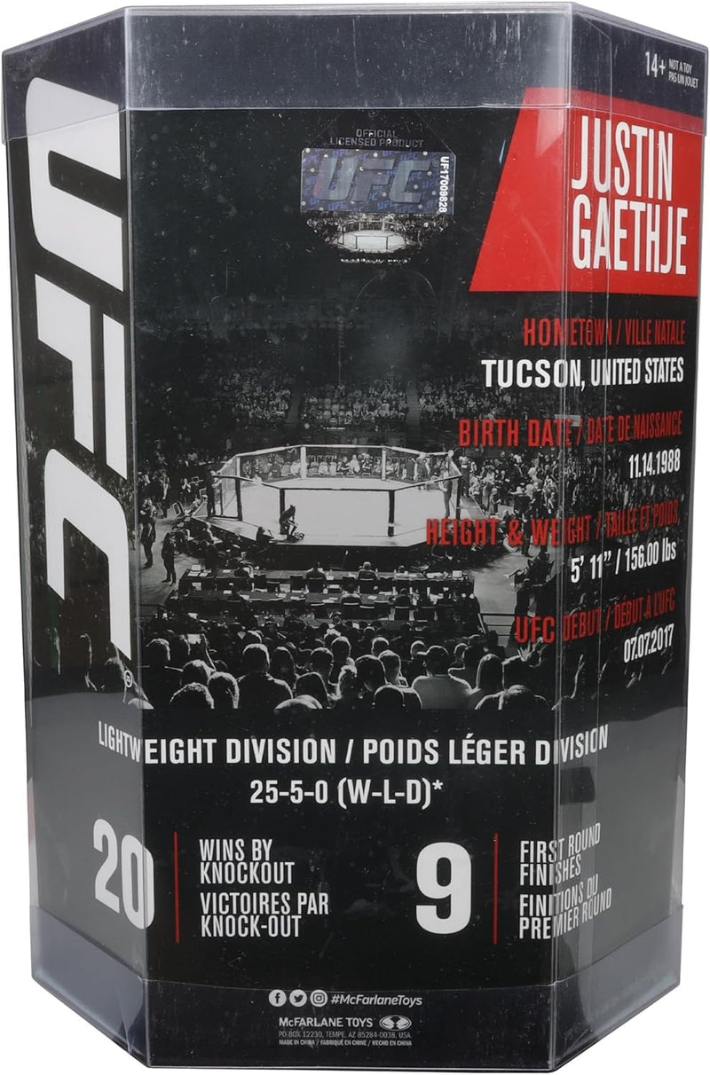 McFarlane's UFC Figures: Justin Gaethje - Posed Figure - 7" Toys & Games McFarlane Toys