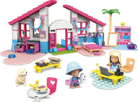 Mega: Barbie Malibu House - 303 Pieces Toys & Games Mattel