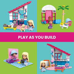 Mega: Barbie Malibu House - 303 Pieces Toys & Games Mattel