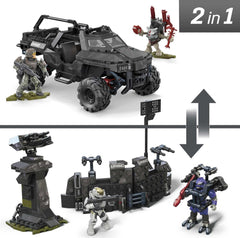 MEGA: HALO UNSC Razorback Blitz - 303 Piece Building Set Toys & Games MEGA