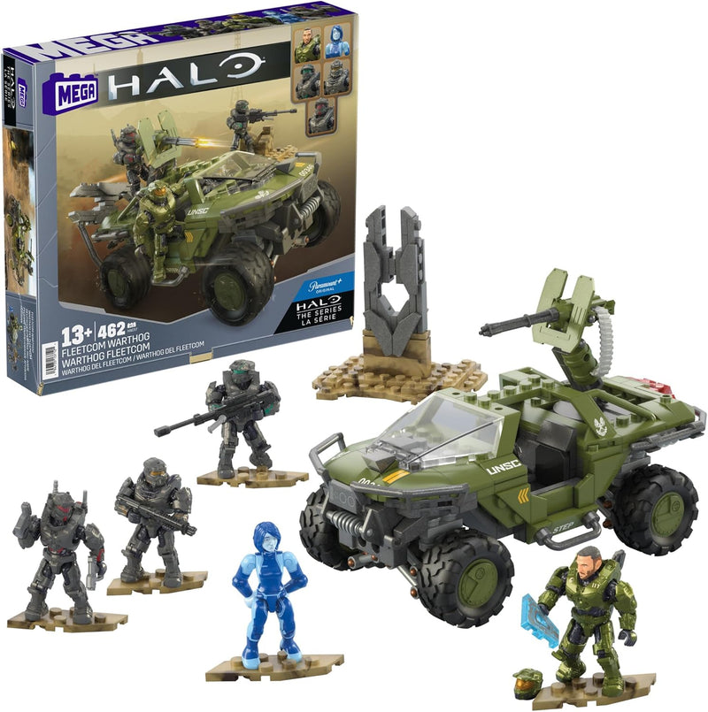 MEGA: Halo Fleetcom Warthog - 462 Piece Building Set Toys & Games MEGA