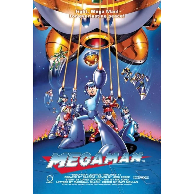 Mega Man Legends Timelines: #1 [Josh Perez CVR D - 1:5] 2025 Comics Udon Entertainment