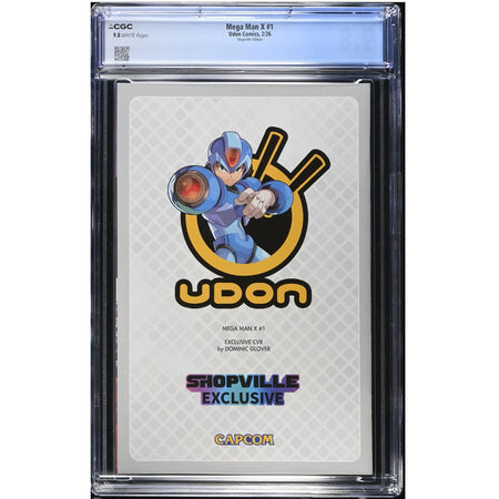 Mega Man X: #1 [Dominic Glover CGC 9.8 Shopville Exclusive] 2026 Comics Udon Entertainment