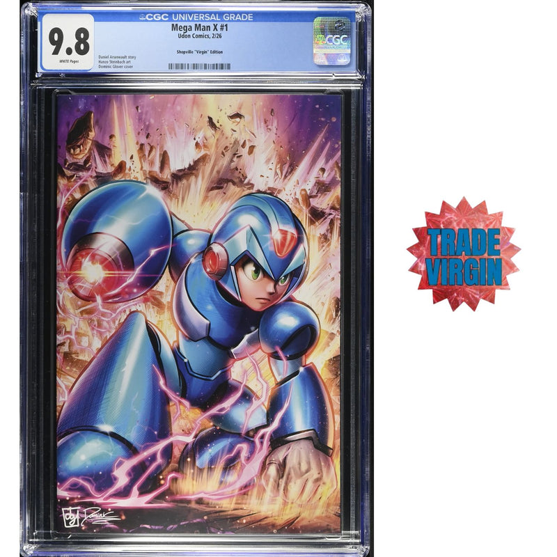 Mega Man X: #1 [Dominic Glover CGC 9.8 Shopville Exclusive Virgin] 2026