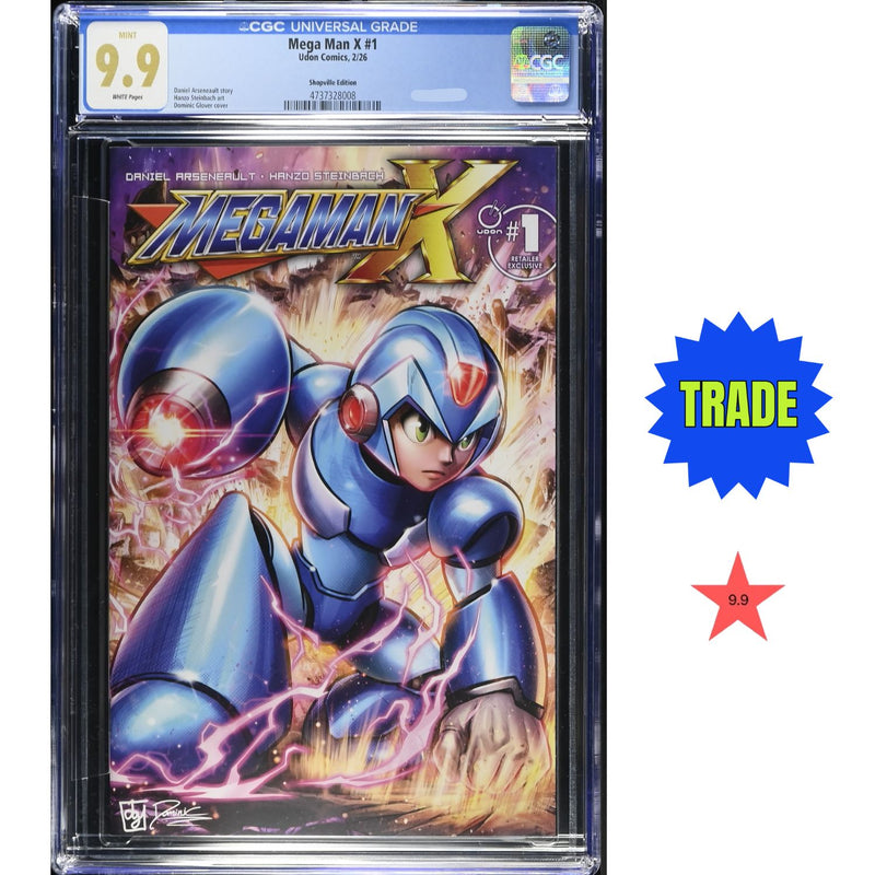 Mega Man X: #1 [Dominic Glover CGC 9.9 Shopville Exclusive] 2026