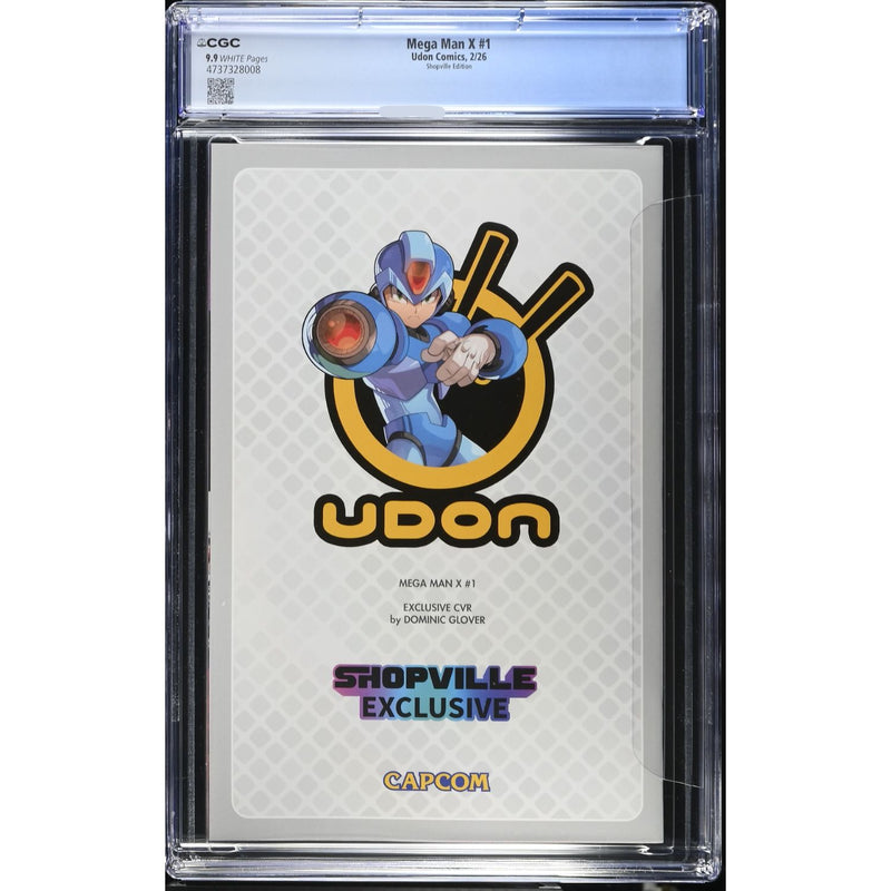 Mega Man X: #1 [Dominic Glover CGC 9.9 Shopville Exclusive] 2026