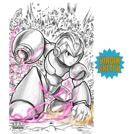 Mega Man X: #1 [Dominic Glover X Shopville Exclusive Virgin Sketch] 2026 Comics Udon Entertainment